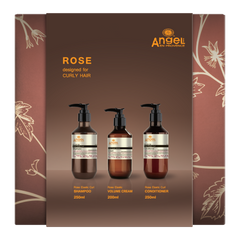Angel En Provence Rose Elastic Curl Shampoo, Conditioner & Volume Cream Holiday Gift Set 2026