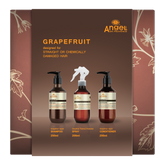 Angel En Provence Grapefruit hair repair gift set box with 3 bottles: shampoo, spray, conditioner