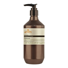 Shampoo bottle with pump dispenser, brown container