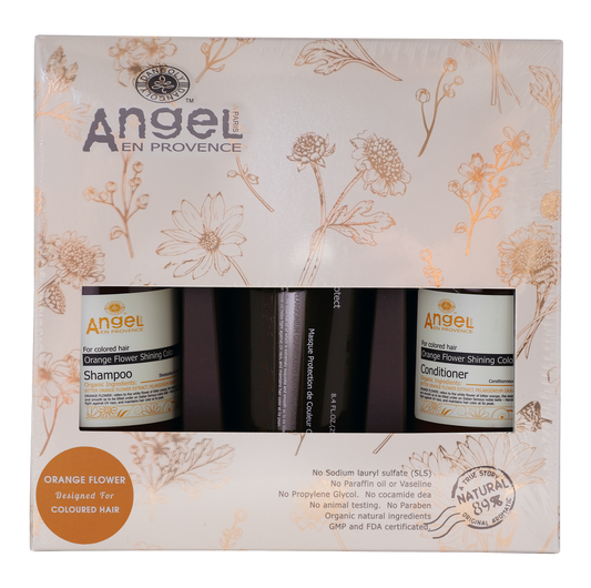 Angel Professional ORANGE FLOWER Duo + Orange Flower Mask Gift Pack - Kess Hair and Beauty