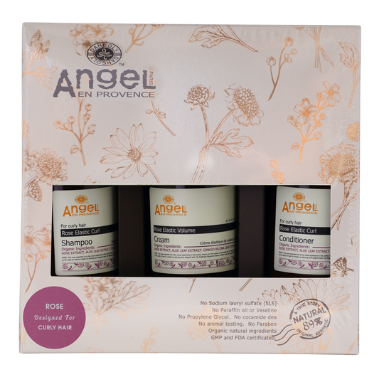 Angel Rose Elastic Duo + Rose Volume Creme Gift Set - Kess Hair and Beauty