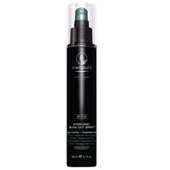 Awapuhi hydro mist blow-out spray bottle, clear pump, dark bottle