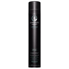 Awapuhi Wild Ginger shine spray bottle, black cylinder with spray nozzle, 125 ml