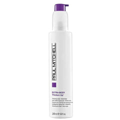Paul Mitchell styling liquid bottle, white bottle with purple pump, 200 ml