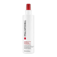 Paul Mitchell Fast Dry hair styling spray bottle, white with red cap, 250ml
