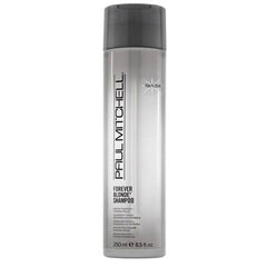 Paul Mitchell Forever Blonde shampoo bottle, 250 ml, gray cap and clear label