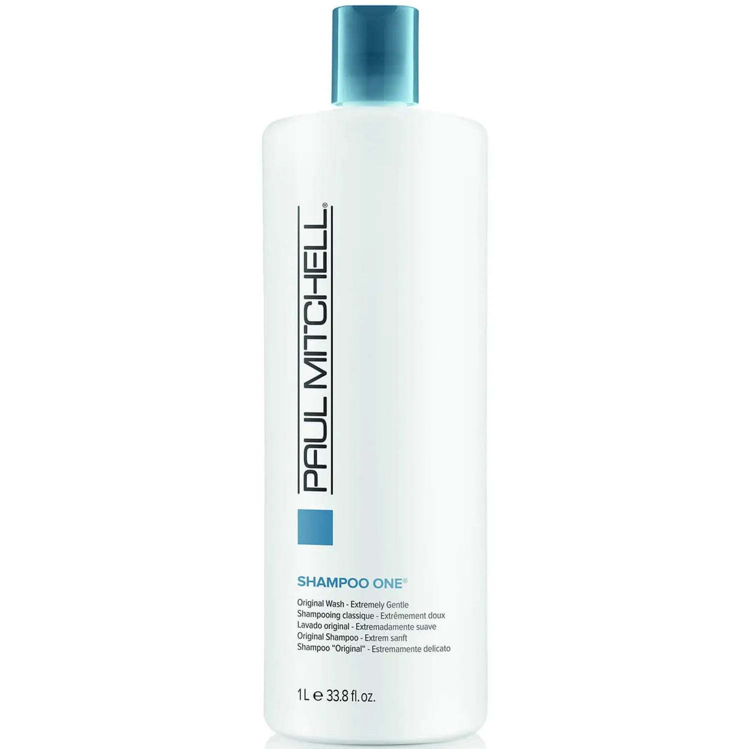 Paul Mitchell Shampoo One 1L bottle with teal cap