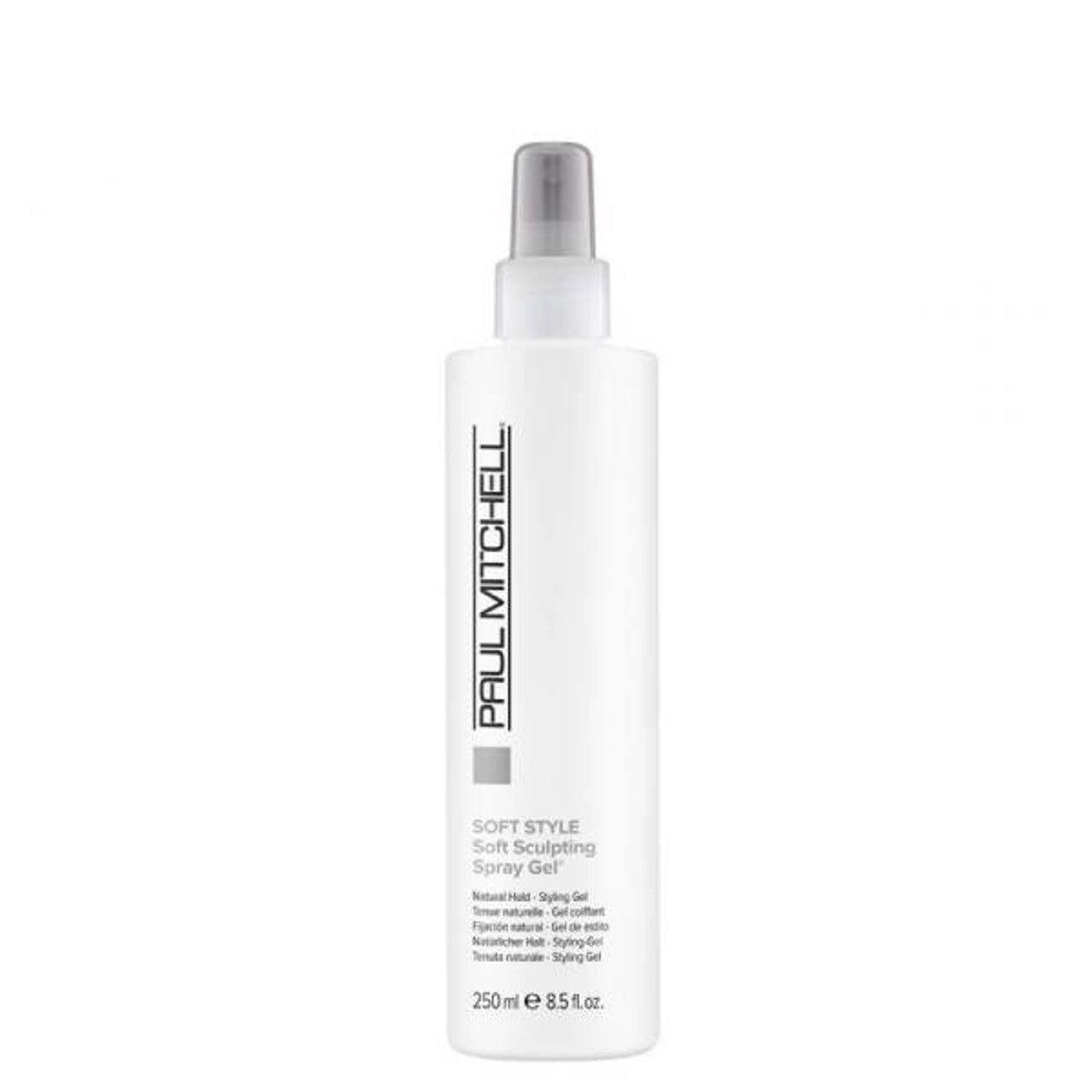 Paul Mitchell Soft Style spray gel bottle with pump sprayer, 250 ml