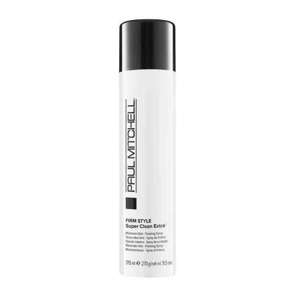 Paul Mitchell Super Clean Extra cleanser bottle, white with black cap, 315 ml