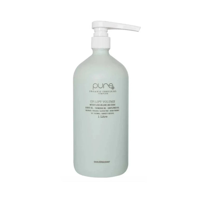 Pure hair volume conditioner bottle with white pump, 1000ml