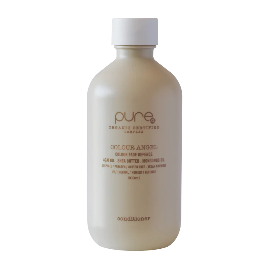 Pure Colour Angel Conditioner 300ml bottle, beige with white cap and front label.