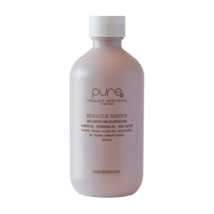 Conditioner bottle with white cap, Pure Miracle Renew 300 ml label