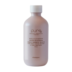 Shampoo bottle with white body and Miracle Renew label, 300 ml size