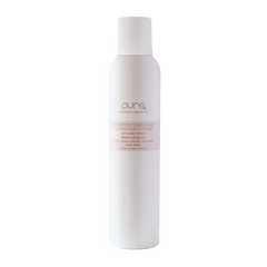 Pure plumping clay spray bottle with white plastic cap and label