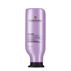 Pureology HYDRATE conditioner bottle, lavender with black flip cap