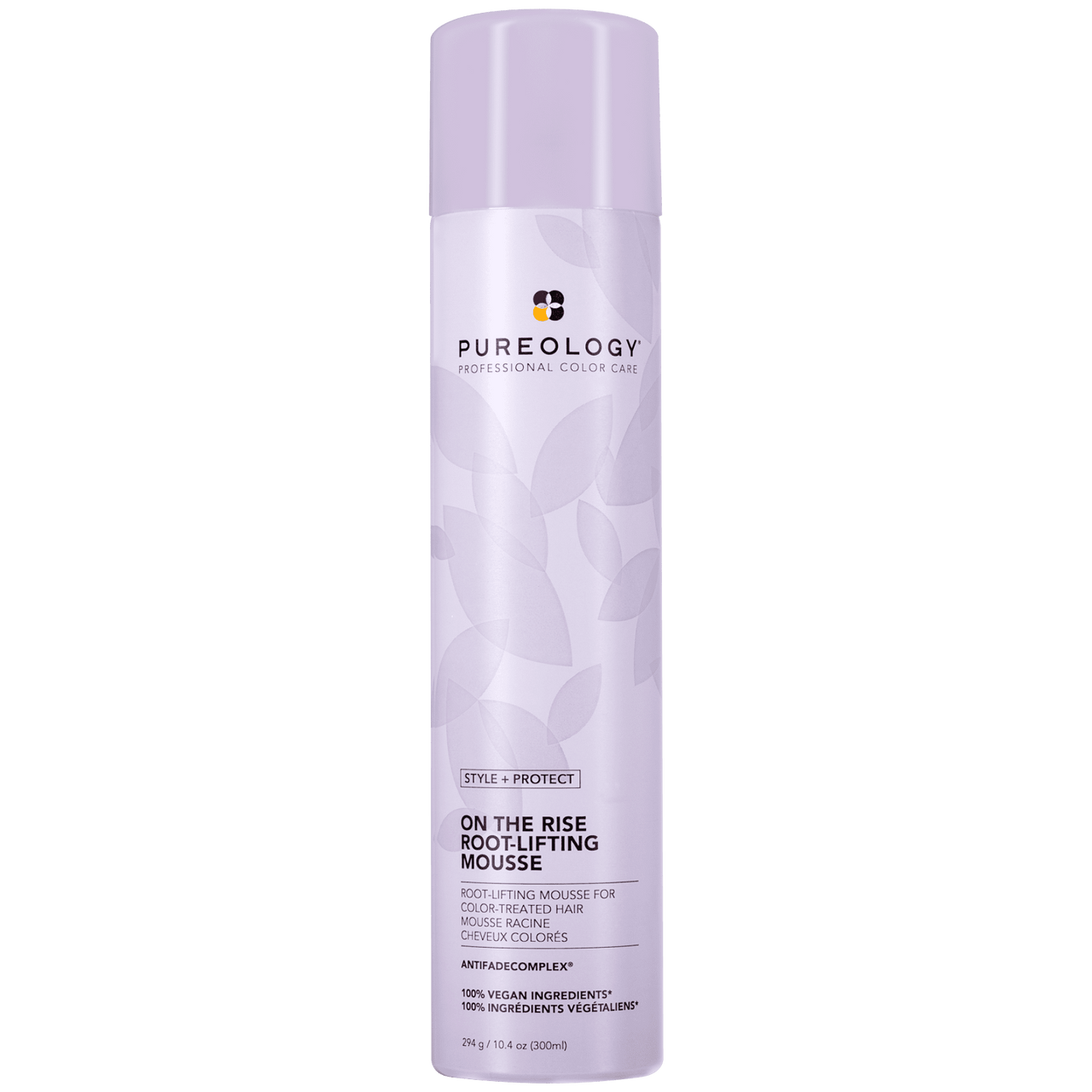 Pureology On the Rise root-lifting mousse in tall purple bottle, 300 ml
