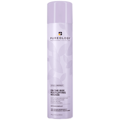 Pureology On the Rise root-lifting mousse in tall purple bottle, 300 ml