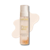 Suroskie Rose Elixir facial spray bottle, 100 ml, clear cap with beige liquid
