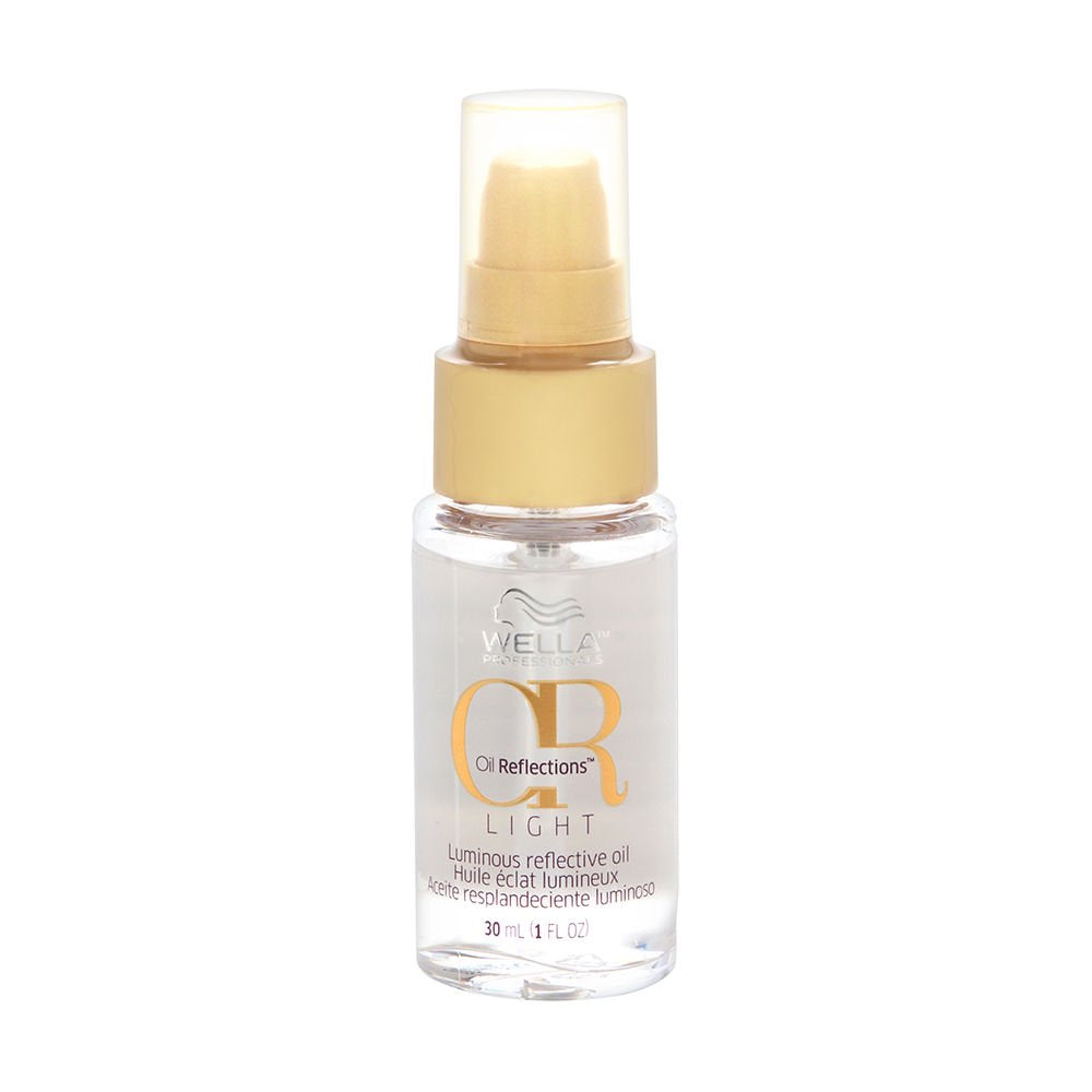 Wella Oil Reflections Light luminous reflective oil bottle with pump, 30 ml