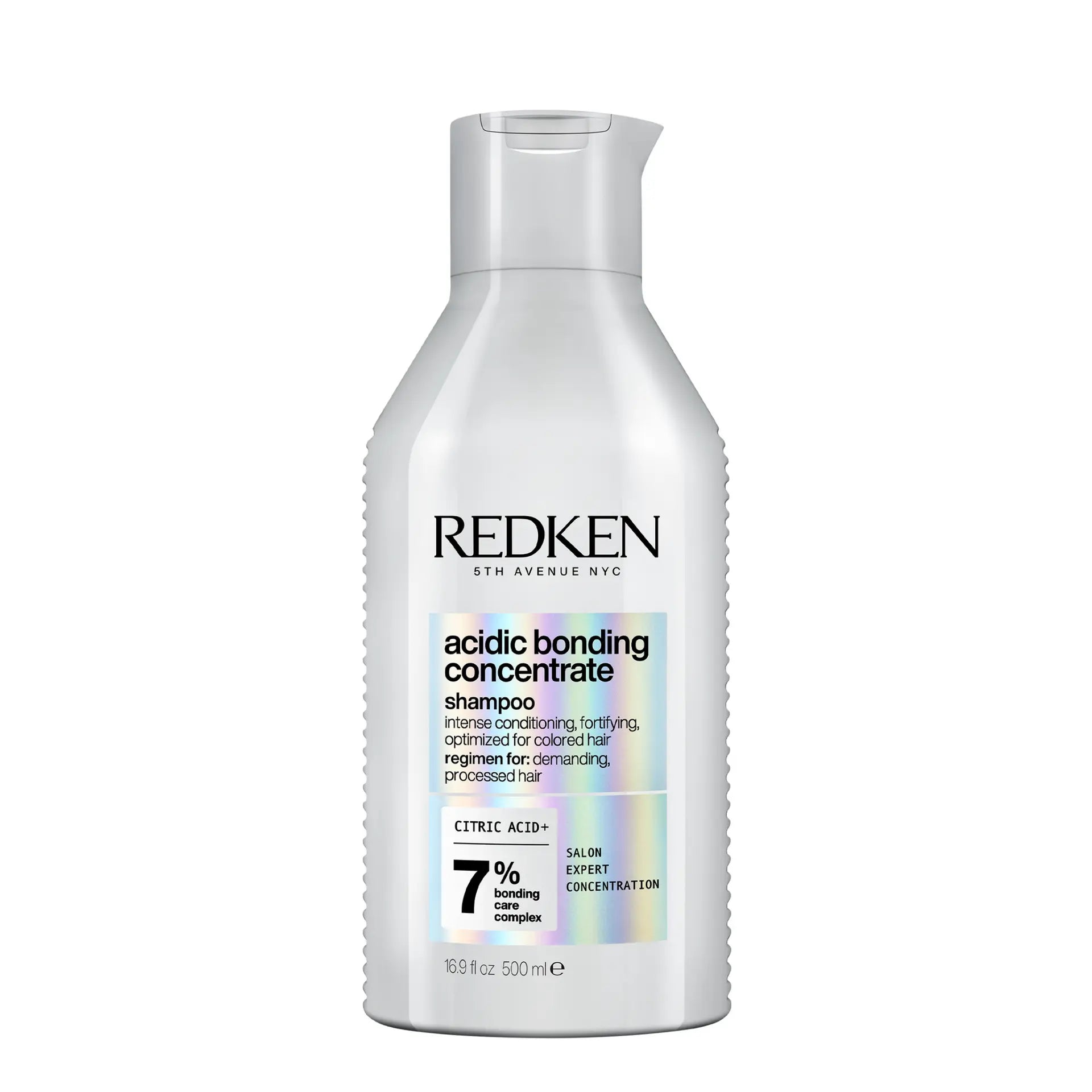 Redken acidic bonding concentrate shampoo bottle, 500 ml