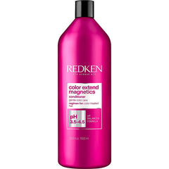 Redken color extend magnetics conditioner bottle, pink, 1L
