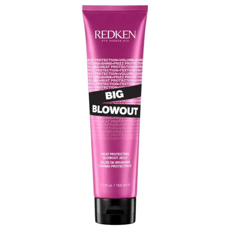 Redken Big Blowout heat protection gel tube, 150 ml, pink