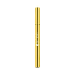 Gold eyeliner pencil with black tip, slim twist-up style