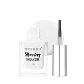 Swiss Beauty nail lacquer set: clear polish bottle with cap and brush applicator
