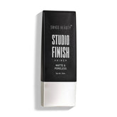 Swiss Beauty Studio Finish Primer matte poreless tube, black top with white base