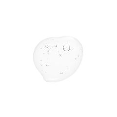 Smooth primer gel swatch, heart-shaped with small droplets