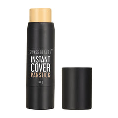Swiss Beauty Instant Cover Panstick with open cap showing beige stick