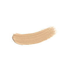 Creamy ivory foundation concealer swatch, beige stripe