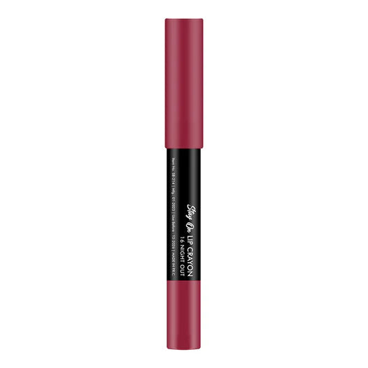 Swiss Beauty lip crayon with maroon matte shade, slim twist-up tube