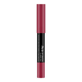 Swiss Beauty lip crayon with maroon matte shade, slim twist-up tube