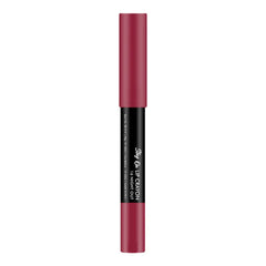 Swiss Beauty lip crayon with maroon matte shade, slim twist-up tube