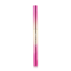Holographic eyeliner tube with magenta pink shimmer finish