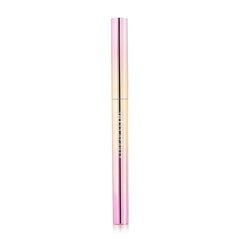 Pink twist-up holographic eyeliner tube with slim applicator
