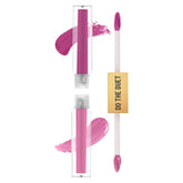 Duo lipstick set with mauve shade, clear tubes and doe-foot applicators.