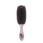 WetBrush shine enhancer hair brush with black bristles, dusty pink handle