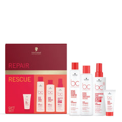Schwarzkopf BC Bonacure Repair Rescue hair gift set with box and bottles