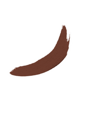 Coffee-brown matte lipstick swatch stroke