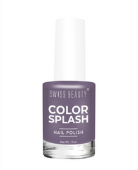 Lavender nail polish bottle with Color Splash label