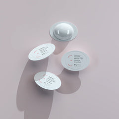 Damage Miracle Care shot mask discs, round pads in an open arrangement