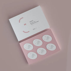 Intensive shot mask set box with six round mini mask discs, Damage Miracle Care