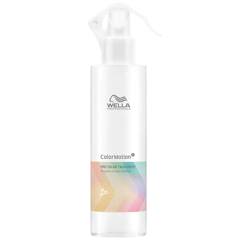 Wella ColorMotion pre-color treatment bottle, white pump dispenser, 185 ml
