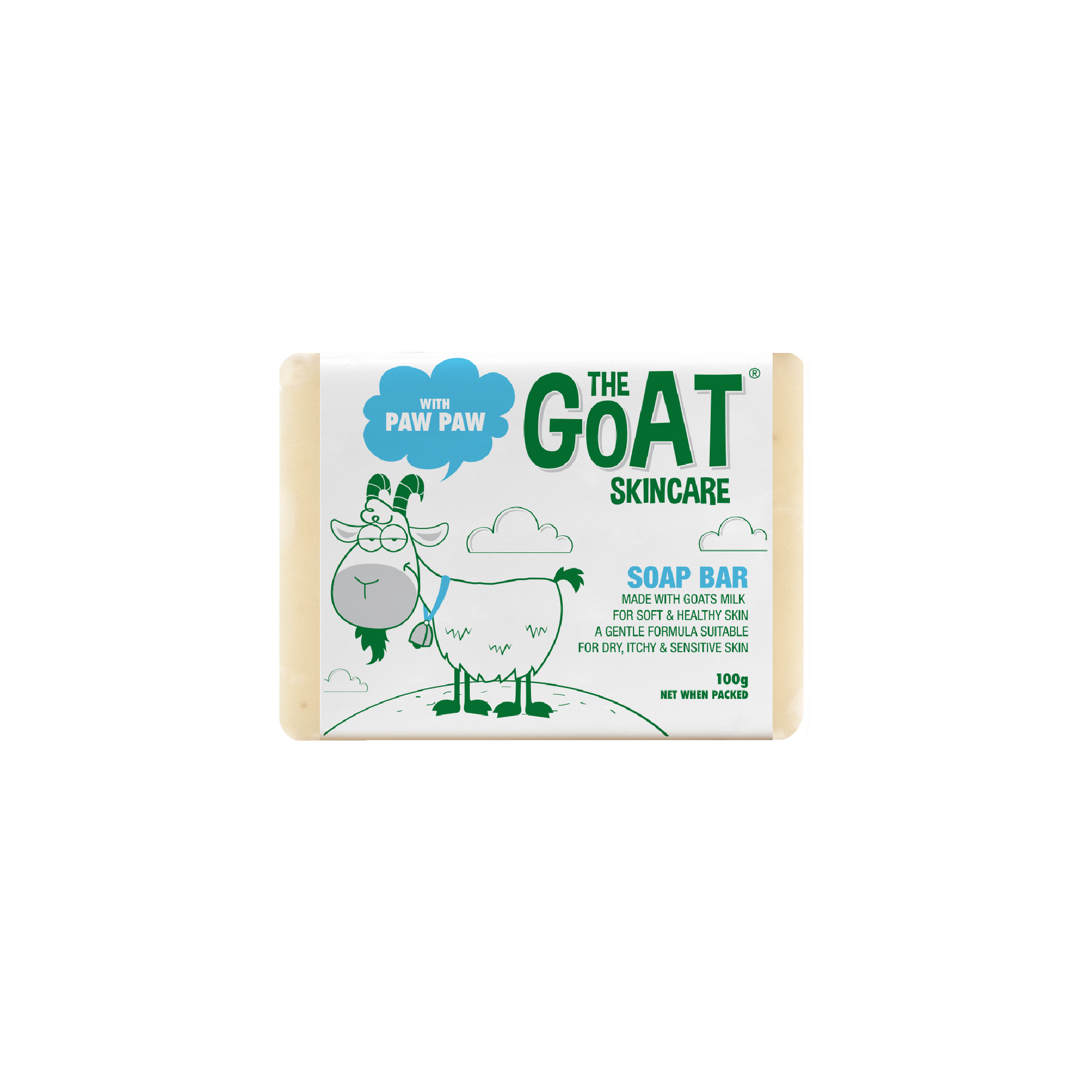 The Goat Skincare Soap Bar with PawPaw 100g - Kess Hair and Beauty