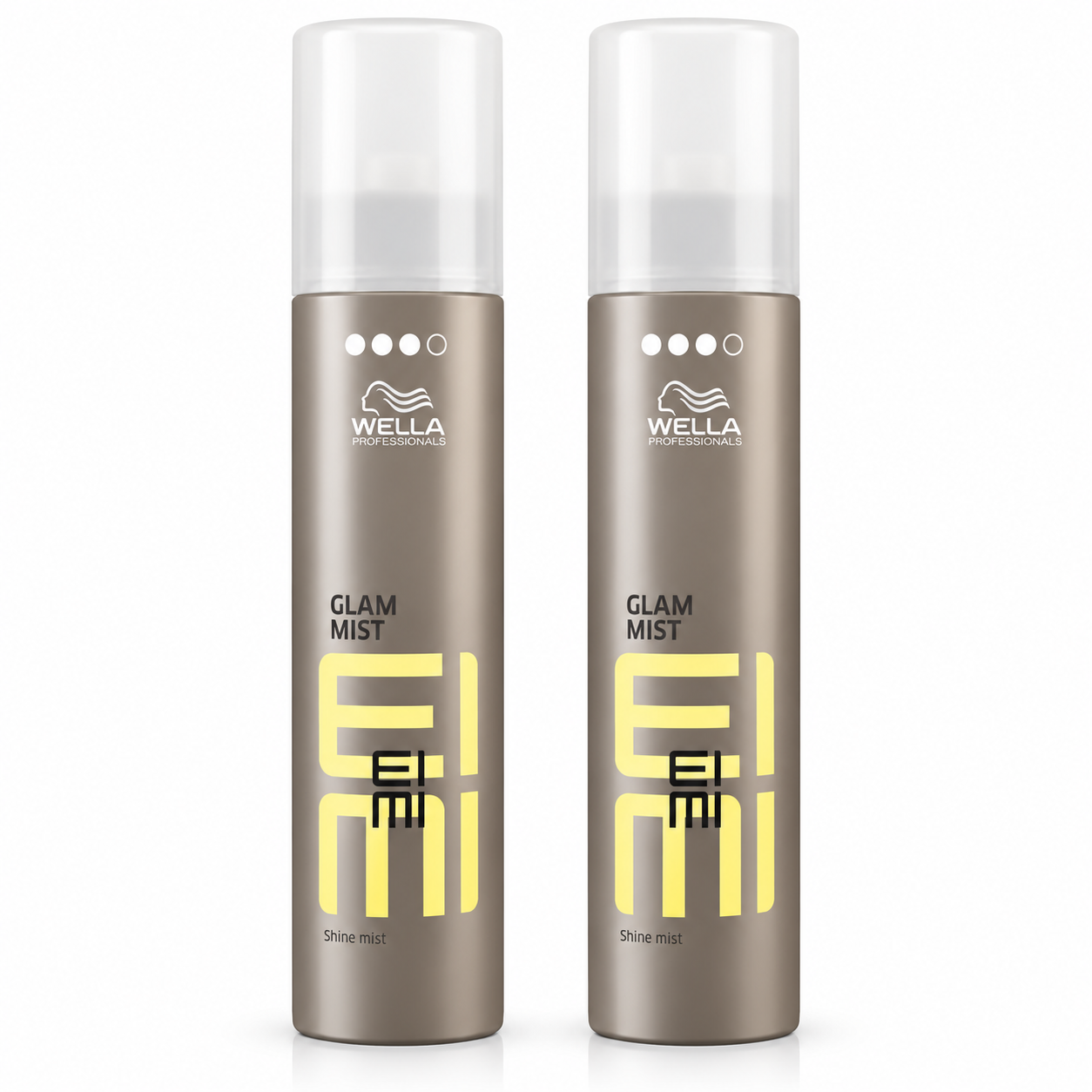 Wella Professionals EIMI Glam Mist shine spray duo pack with two 150 ml bottles