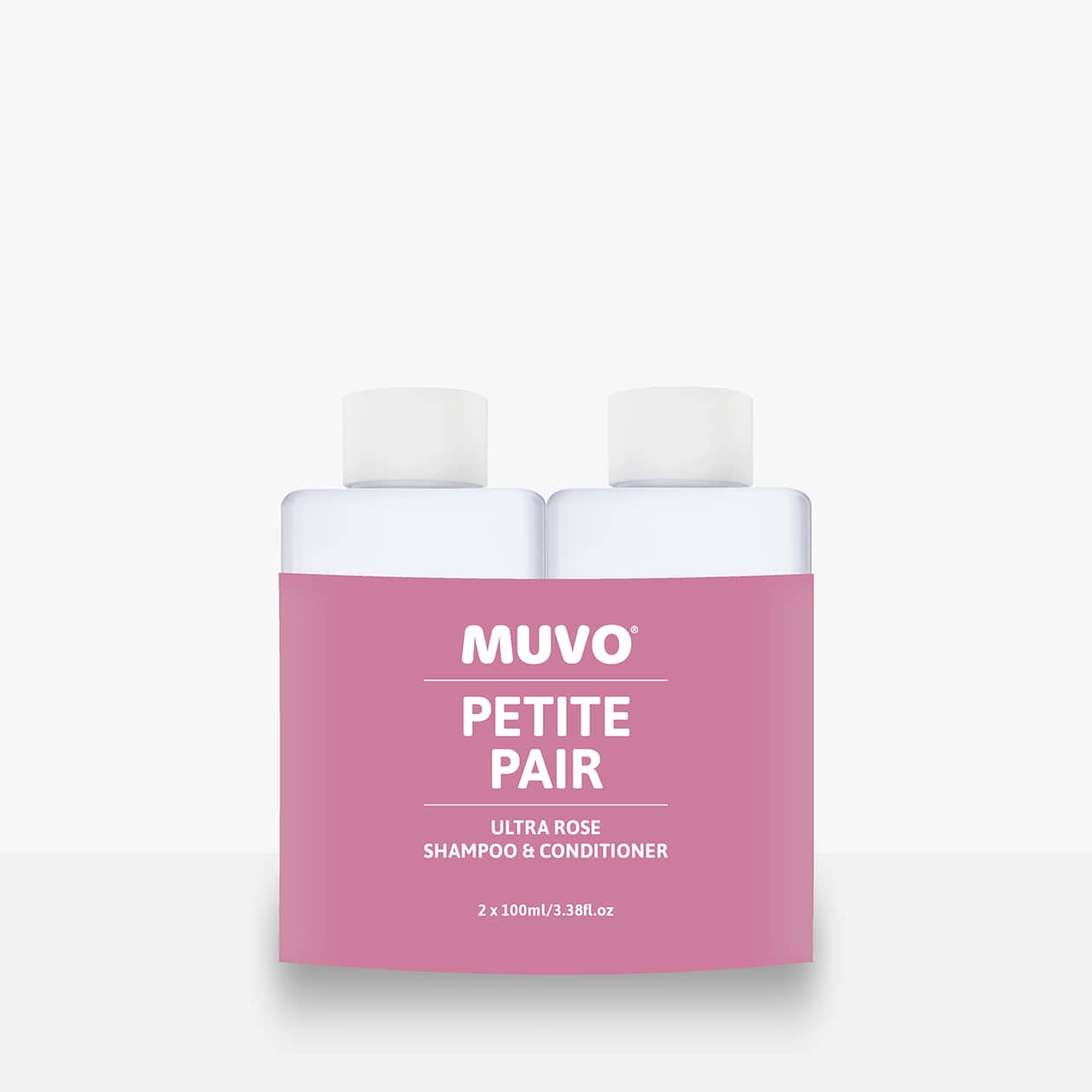 Muvo Petite pair Ultra Rose shampoo & conditioner, 2x100ml bottles