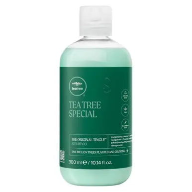 Paul Mitchell Tea Tree Special shampoo bottle, 300 ml, green label