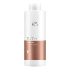 Wella Fusion Intense Repair Conditioner bottle, 1 L, white with brown label